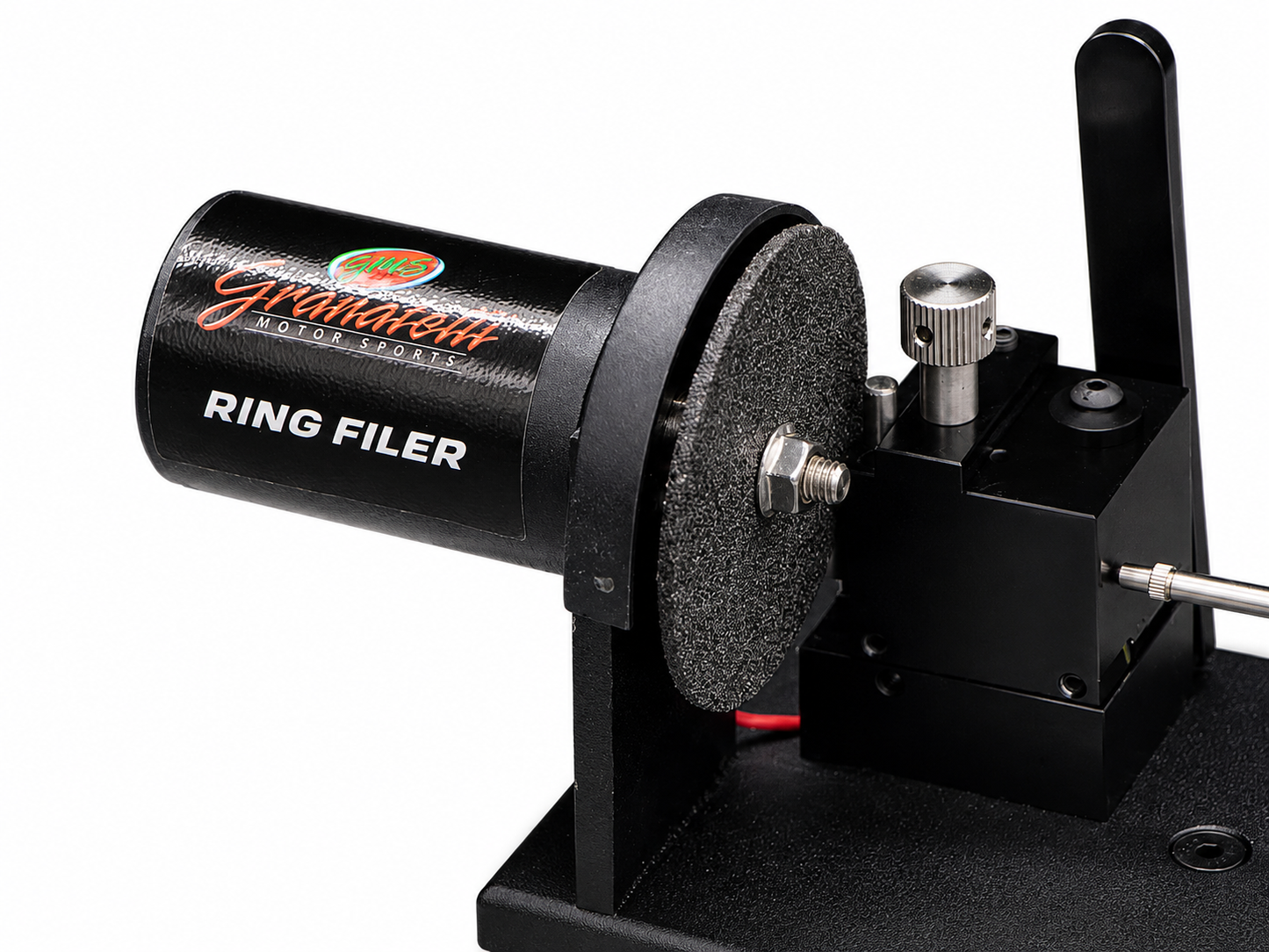 Granatelli Cordless Electric Piston Ring Filer Kit with 12V Battery, Charger & Grinding Wheels – 540100