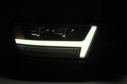 AlphaRex 19-20 Ram 1500HD PRO-Series Proj Headlight Plnk Style Blk w/Activ Light/Seq Signal/Plnk DRL 880515 *Discontinued