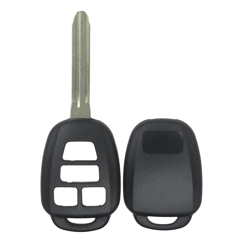 Pack of 5 - Toyota 4 Button Remote Head Key Shells