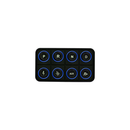 AEM EV 8 Button Keypad CAN Based Programmable Backlighting