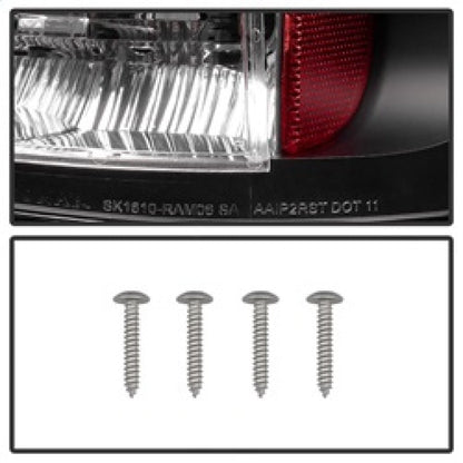 Spyder Dodge Ram 02-06 1500/Ram 2500/3500 03-06 LED Tail Light Black ALT-YD-DRAM02-LED-BK 5002556