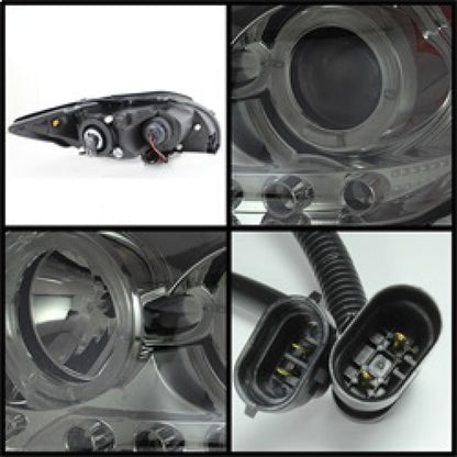 Spyder Scion TC 08-10 Projector Headlights LED Halo -Replaceable LEDs Smke PRO-YD-TTC08-HL-SM 5073327