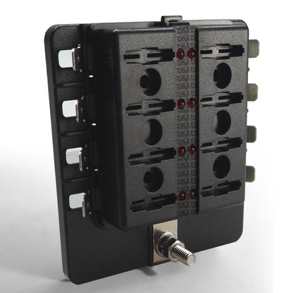 8 Way Standard LED Circuit Blade Fuse Box