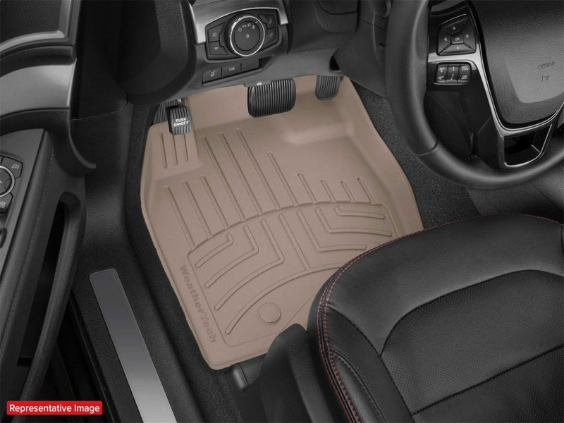 WeatherTech 15-19 Chevrolet Silverado 1st Row Front FloorLiner HP - Tan