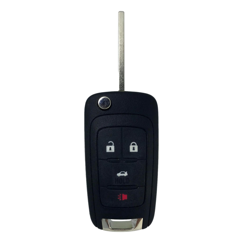 Chevrolet 2010-2021 OEM 4 Button Flip Key Remote AVL-B01T1AC/ OHT01060512 / V2T-01060512