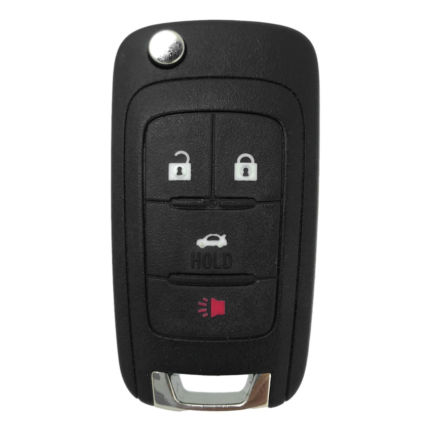 Chevrolet 2010-2021 OEM 4 Button Flip Key Remote AVL-B01T1AC/ OHT01060512 / V2T-01060512