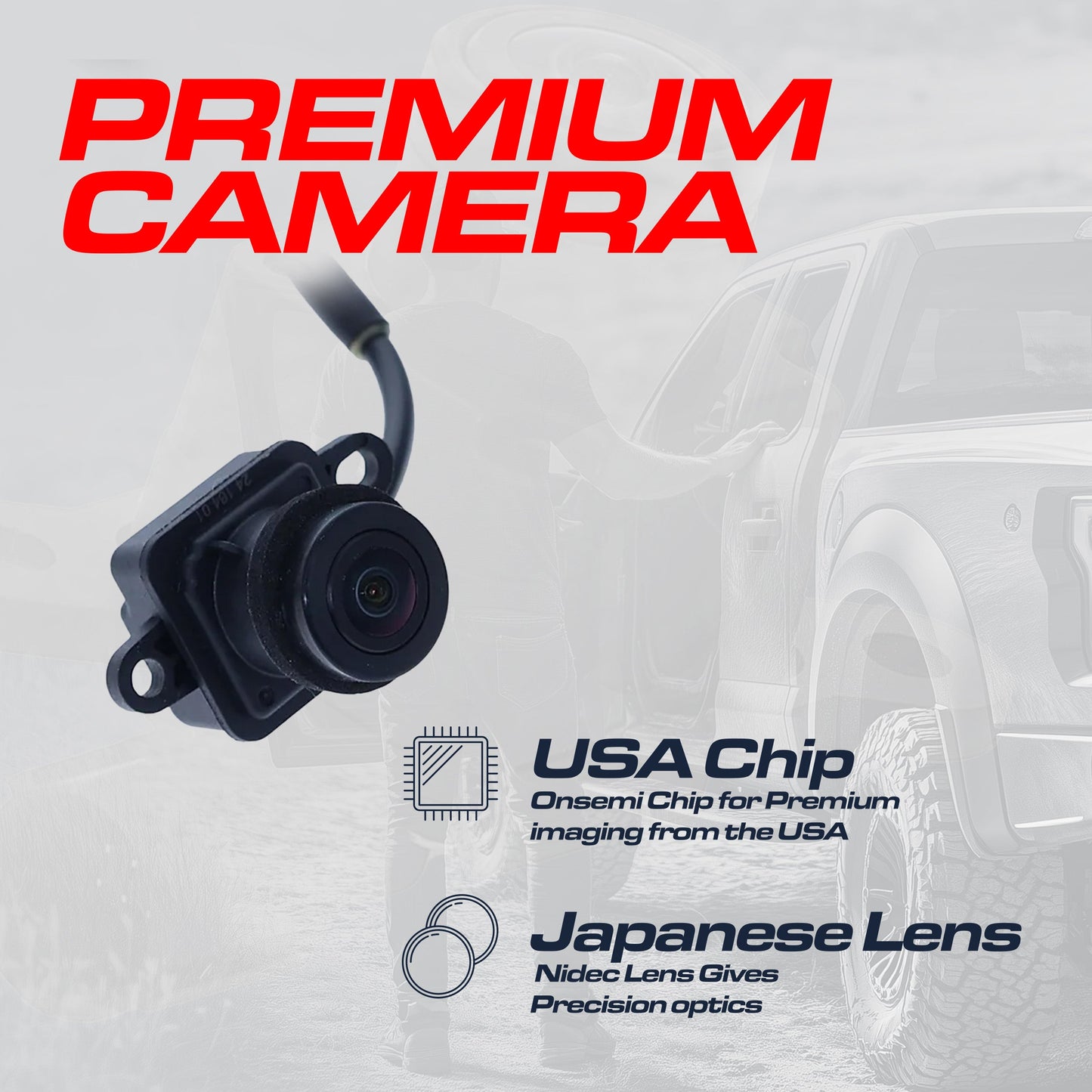 Dodge Journey (2011-2020) OEM Replacement Backup Camera OE Part # 56054158AB, 56054158AC, 56054158AD, 56054158AE, 56054158AF, 56054158AG