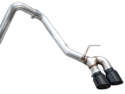 AWE Tuning AWE Exhaust for 4th Gen Toyota Tacoma Dual Diamond Black Tips 3015-33254