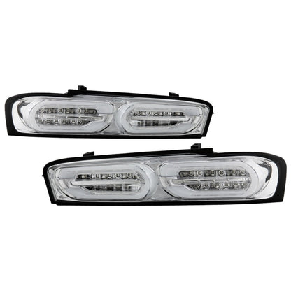 Spyder Chevy Camaro 16-18 (Do Not Fit Halogen Model) LED Tail Lights Chrome ALT-YD-CCAM16LED-SEQ-C 5087249