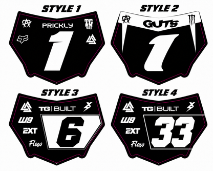 Motocutz Number Plate Decal