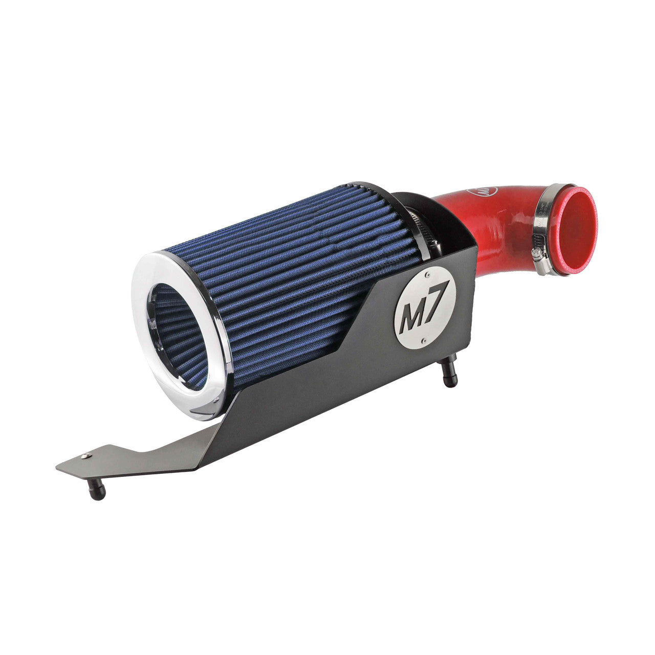 M7 Speed MAXX-FLO (TM) Air Intake System | R55S-R61S | 2007-2016  | Blue Pleated Filter - Red Elbow