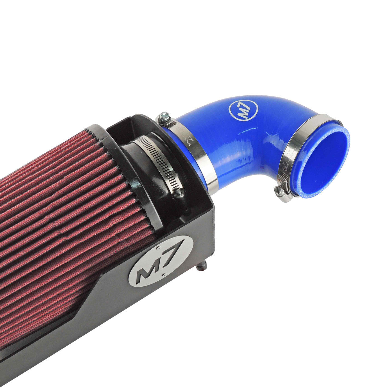 M7 Speed MAXX-FLO (TM) Air Intake System | R55S-R61S | 2007-2016  | Red Pleated Filter - Blue Elbow