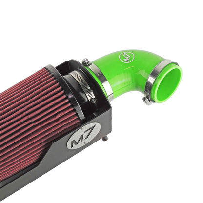 M7 Speed MAXX-FLO (TM) Air Intake System | R55S-R61S | 2007-2016 | Red Pleated Filter - Green Elbow
