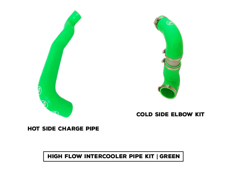 High Flow Intercooler Pipe Kit | Gen 2 MINI Cooper | Turbocharged | Green