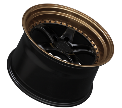 XXR 565 Wheel Black / Bronze Lip 18x9.5 +38 5x4.5