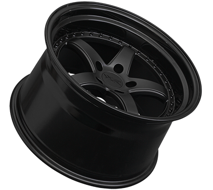 XXR 565 Wheel Flat Black / Gloss Black Lip 18x9.5 +38 5x100