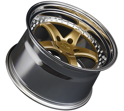XXR 565 Wheel Hyper Gold / Platinum Lip 20x9 +20 5x4.5
