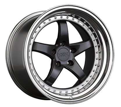 XXR 565 Wheel Graphite / Platinum Lip 18x9.5 +38 5x120