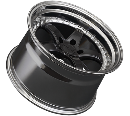 XXR 565 Wheel Graphite / Platinum Lip 18x9.5 +20 5x4.5