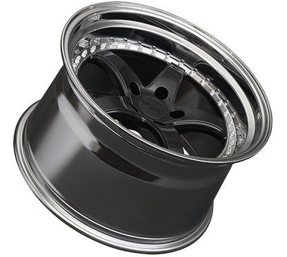 XXR 565 Wheel Graphite / Platinum Lip 18x8.5 +35 5x120