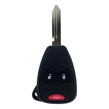 Chrysler Dodge Jeep 3 Button Remote Head Key 2004-2016 for OHT692427AA / OHT692713AA (Pack of 5)