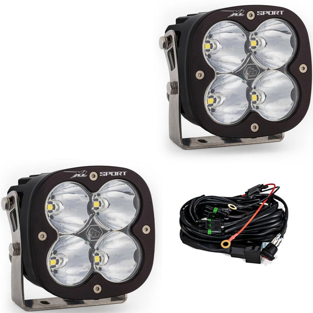 LED Light Pods High Speed Spot Pattern Pair XL Sport Series