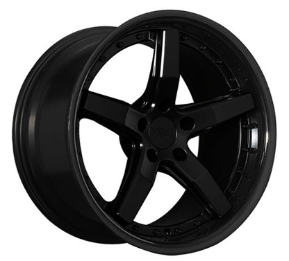 XXR 569 Wheel Flat Black / Gloss Black Lip 18x8.5 +38 5x108