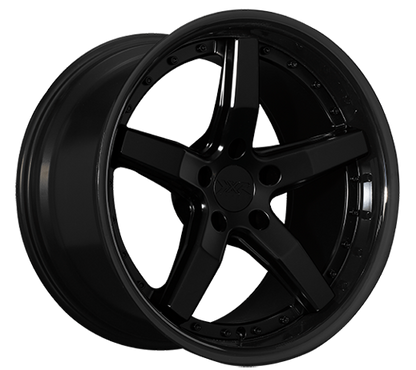XXR 569 Wheel Flat Black / Gloss Black Lip 20x9 +35 5x120