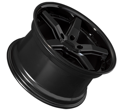 XXR 569 Wheel Flat Black / Gloss Black Lip 18x10 +20 5x4.5