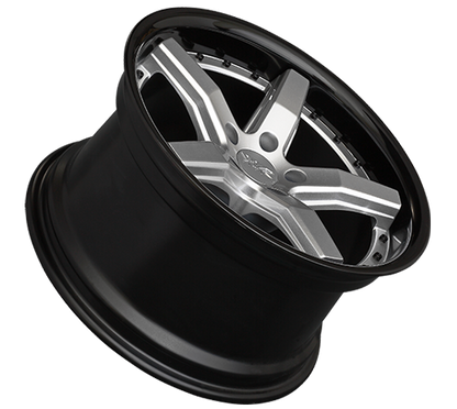 XXR 569 Wheel Silver / Gloss Black Lip 18x10 +35 5x100