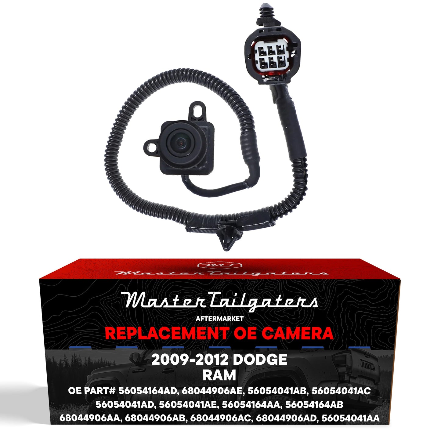 Dodge Ram (2009-2012) OEM Replacement Backup Camera OE Part #56054041AD, 56054041AE, 56054164AD, 68044906AD, 68044906AE