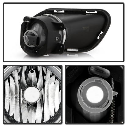 Spyder 14-18 Jeep Cherokee OEM Style Fog Light w/Switch - Clear (FL-JCH14-C) 9043345