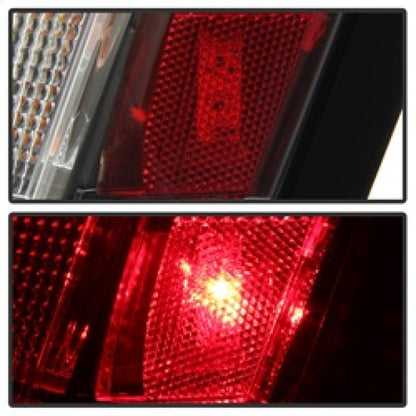Spyder Chrysler 300C 08-10 V2 Light Bar LED Tail Lights - Black ALT-YD-C308V2-LED-BK 5083388
