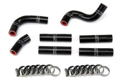 HPS Performance HPS Silicone Heater Coolant Hose Kit Toyota 1992-1997 Land Cruiser FJ80 4.5L I6 without rear heater, 57-1344