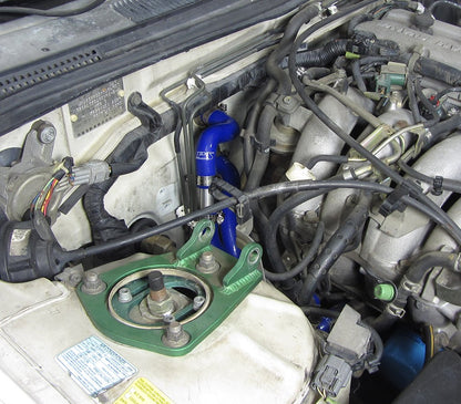 HPS Performance Products HPS Red Reinforced Silicone Heater Hose Kit Nissan 95-98 240SX S14 KA24DE