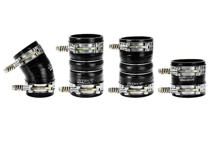 HPS Performance Products HPS High Temp Reinforced Silicone Intercooler Hose Boots Kit Ford 2005-2007 F450 Superduty 6.0L PowerStroke Diesel