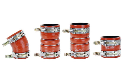 HPS Silicone Intercooler Hose Boots Kit Ford 2003-2004 F250 Superduty 6.0L PowerStroke Diesel, 57-1538
