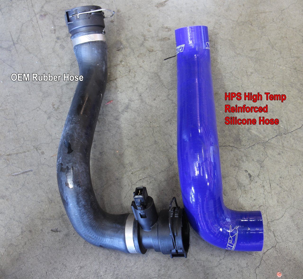HPS Black Reinforced Silicone Radiator Hose Kit Coolant BMW 01-05 E46 325i 325Xi M54 2.5L