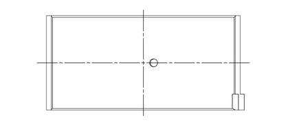 ACL Mitsubishi 4G63/4G64 6 Bolt 1st Gen DSM Standard Size High Performance w/ Extra Oil Clearance Ro 4B1146HX-STD