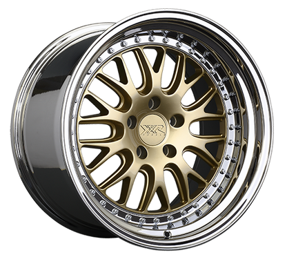 XXR 570 Wheel Hyper Gold / Platinum Lip 20x9 +35 5x4.5