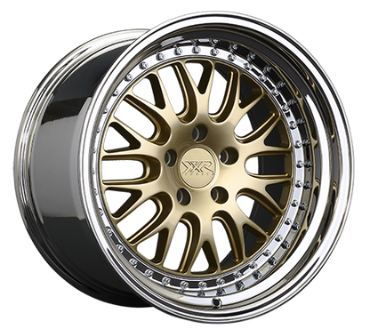 XXR 570 Wheel Hyper Gold / Platinum Lip 20x10.5 +40 5x4.5