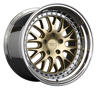 XXR 570 Wheel Hyper Gold / Platinum Lip 20x9 +35 5x120