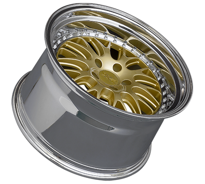 XXR 570 Wheel Hyper Gold / Platinum Lip 18x9.5 +35 5x120