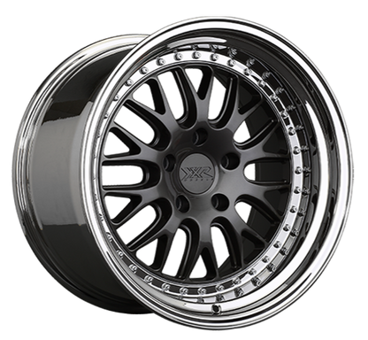 XXR 570 Wheel Graphite / Platinum Lip 18x8.5 +20 5x4.5