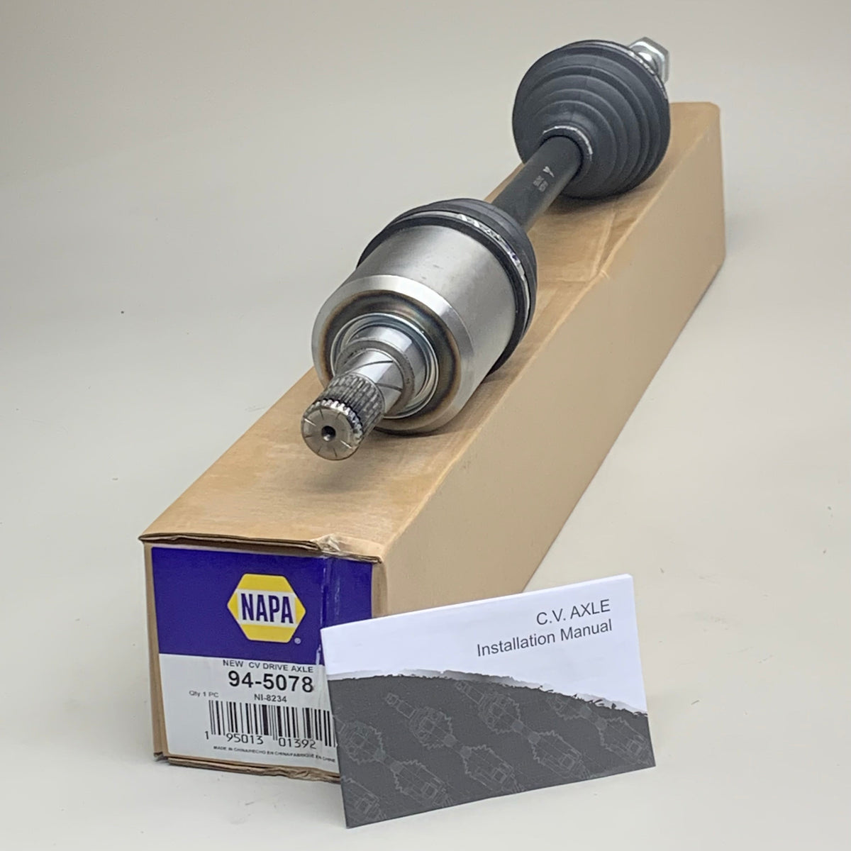NAPA Premium CV Drive Axle Grooved 27 Spline 26.26" for Nissan 94-5078