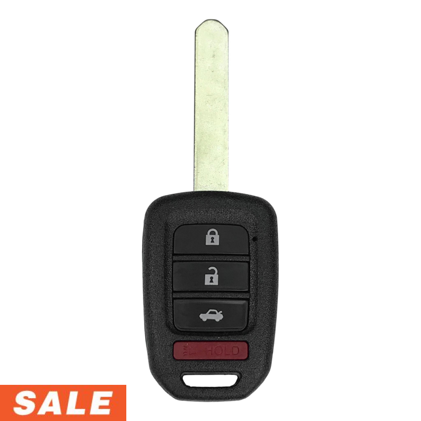 Honda Accord Civic 2016-2020 4 Button Remote Head Key for FCC: MLBHLIK6-1TA