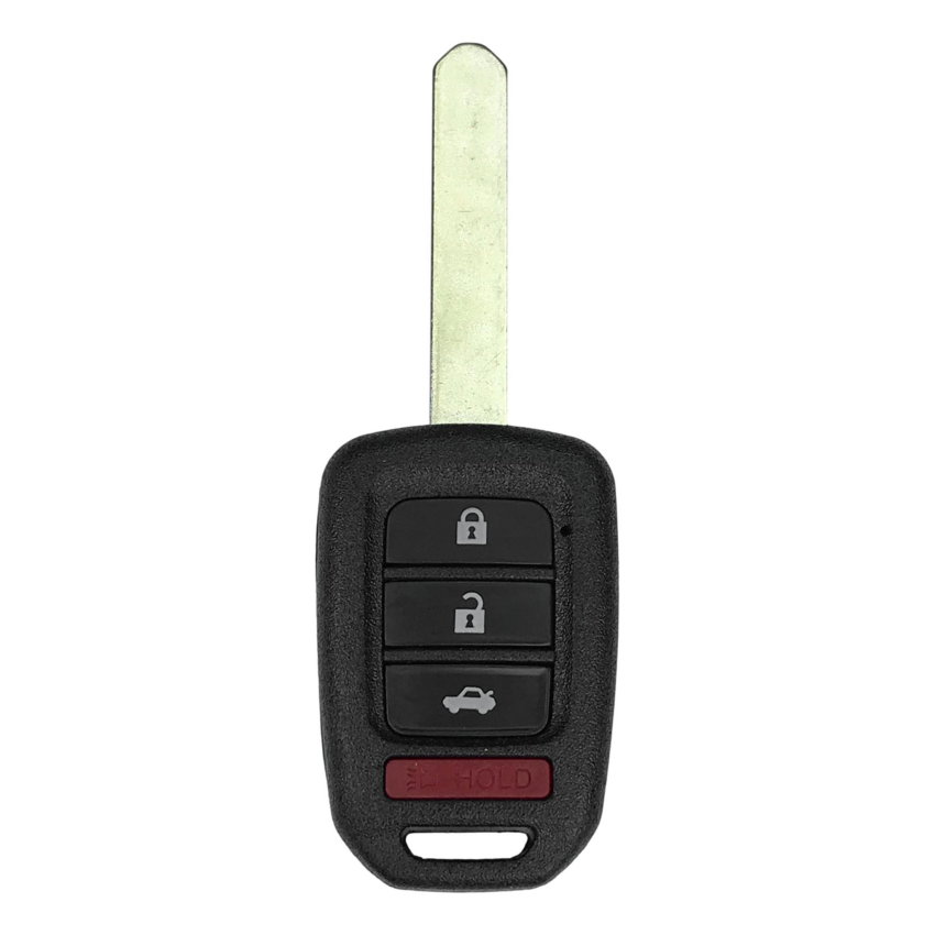 Honda Accord Civic CR-V 2016-2020 4 Button Remote Head Key for MLBHLIK6-1TA - Pack of 5