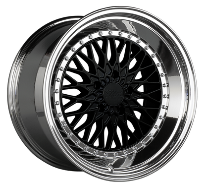 XXR 576 Wheel Black / Platinum Lip 18x9 +30 5x4.5