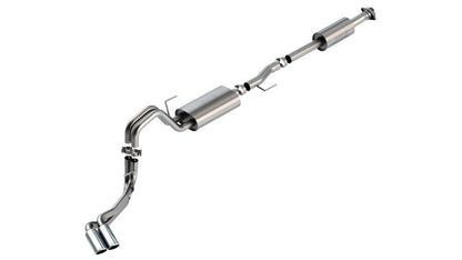 Borla F-150 2021 2.7L/3.5L 4dr CC SB EC STB Lari/King R/Plnum/LTD 3/2.25 DSE CB Touring CHR Tips 140870