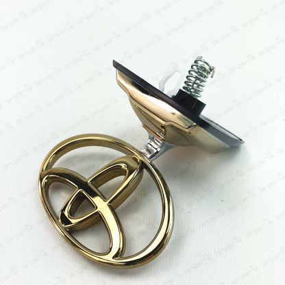 GENUINE TOYOTA 98-07 LAND CRUISER 100 HOOD EMBLEM BADGE GOLD 75303-60080